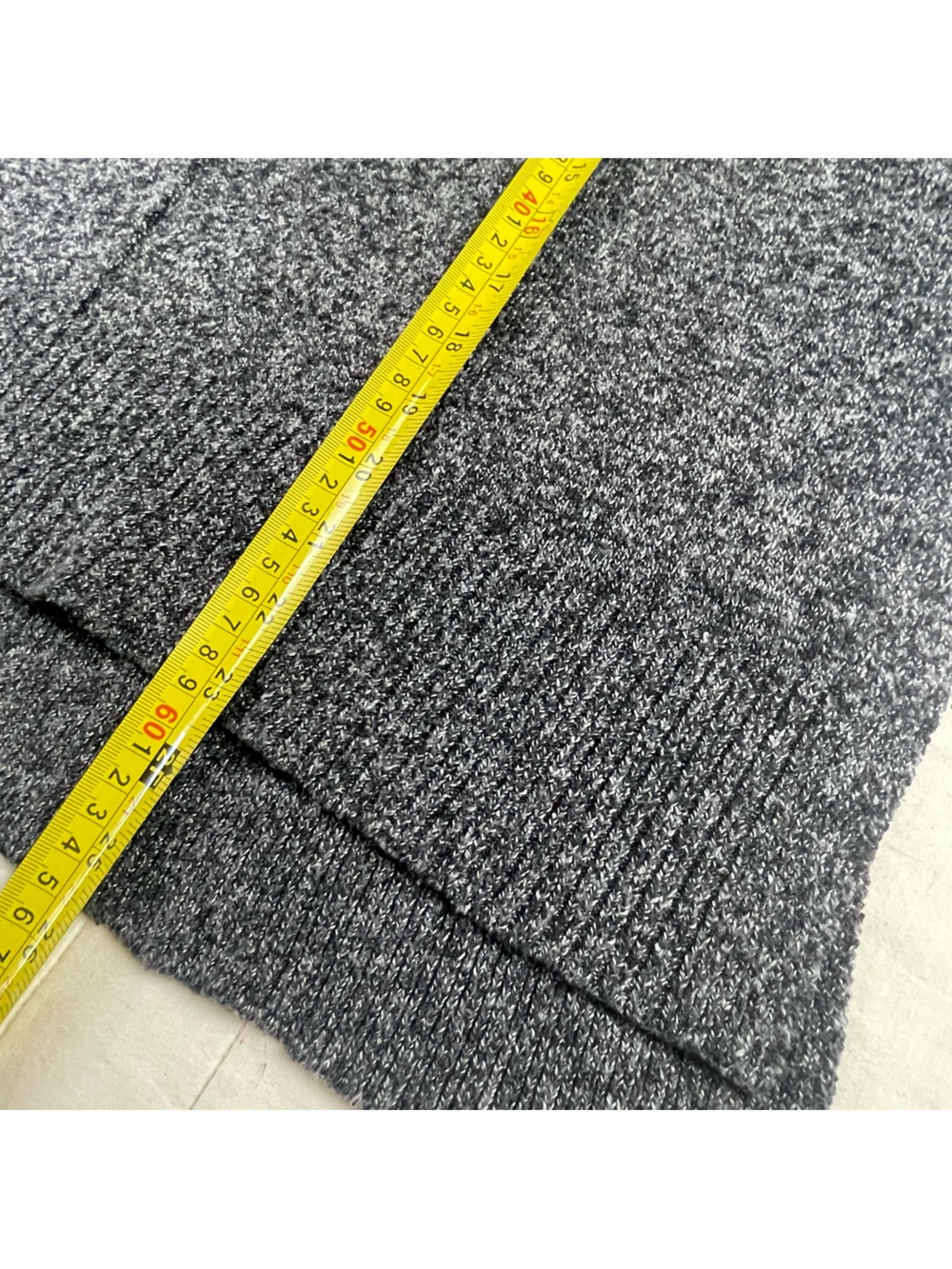 Tahari Gray Marled Turtleneck Sweater Medium (fits oversized) - Picture 5 of 8